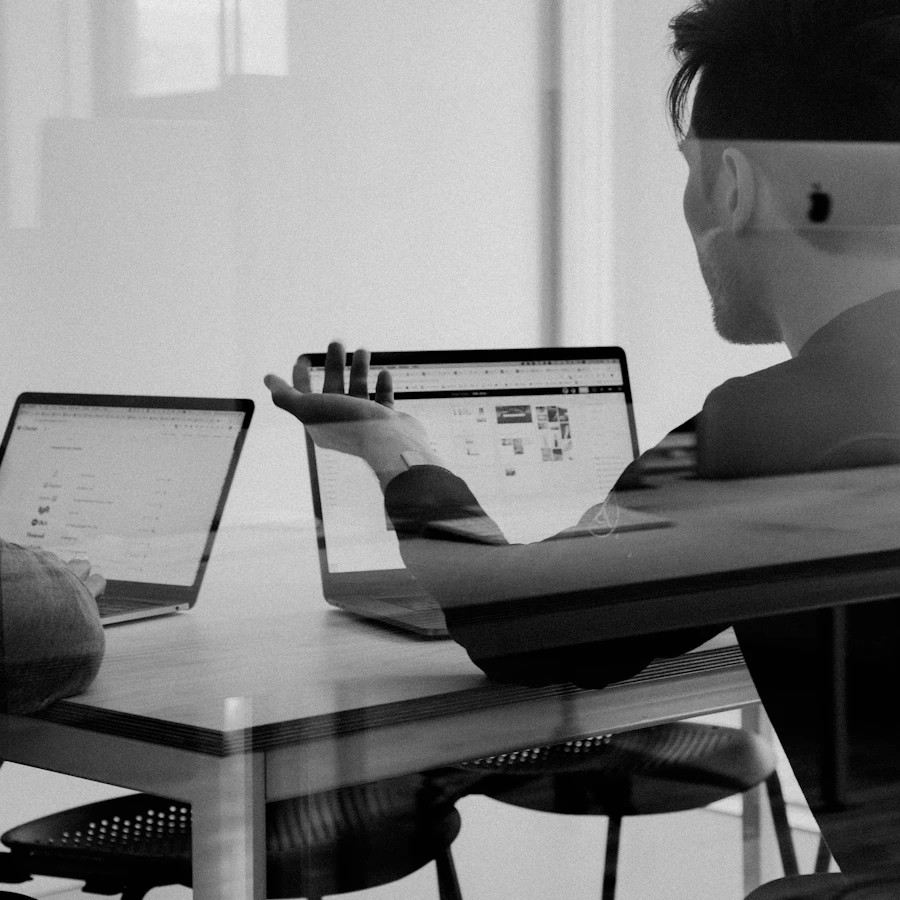 Clean founder desk with stacked product research notes